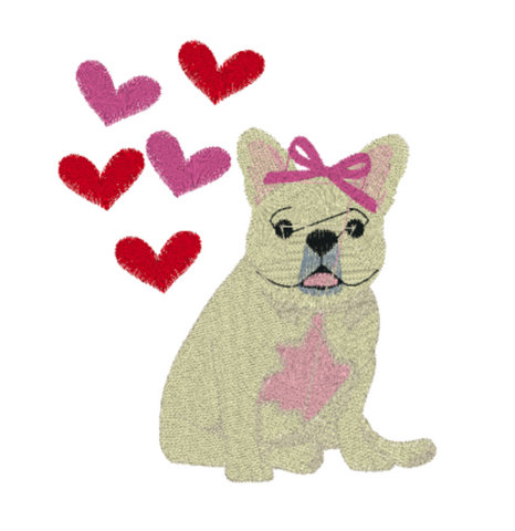 Valentine's Girl Frenchie