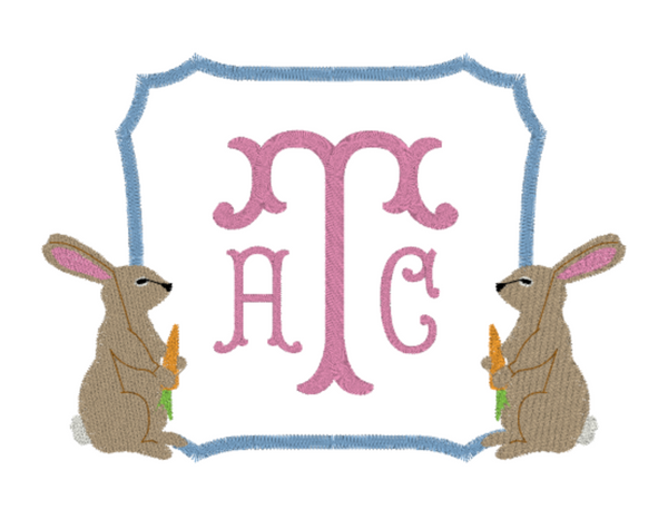 Bunny with Carrot Frame