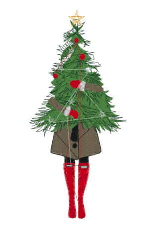 Christmas Stylish Girl
