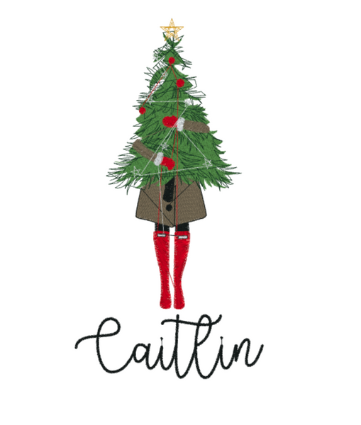 Christmas Stylish Girl