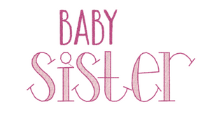 Baby Sister - Baby Bib