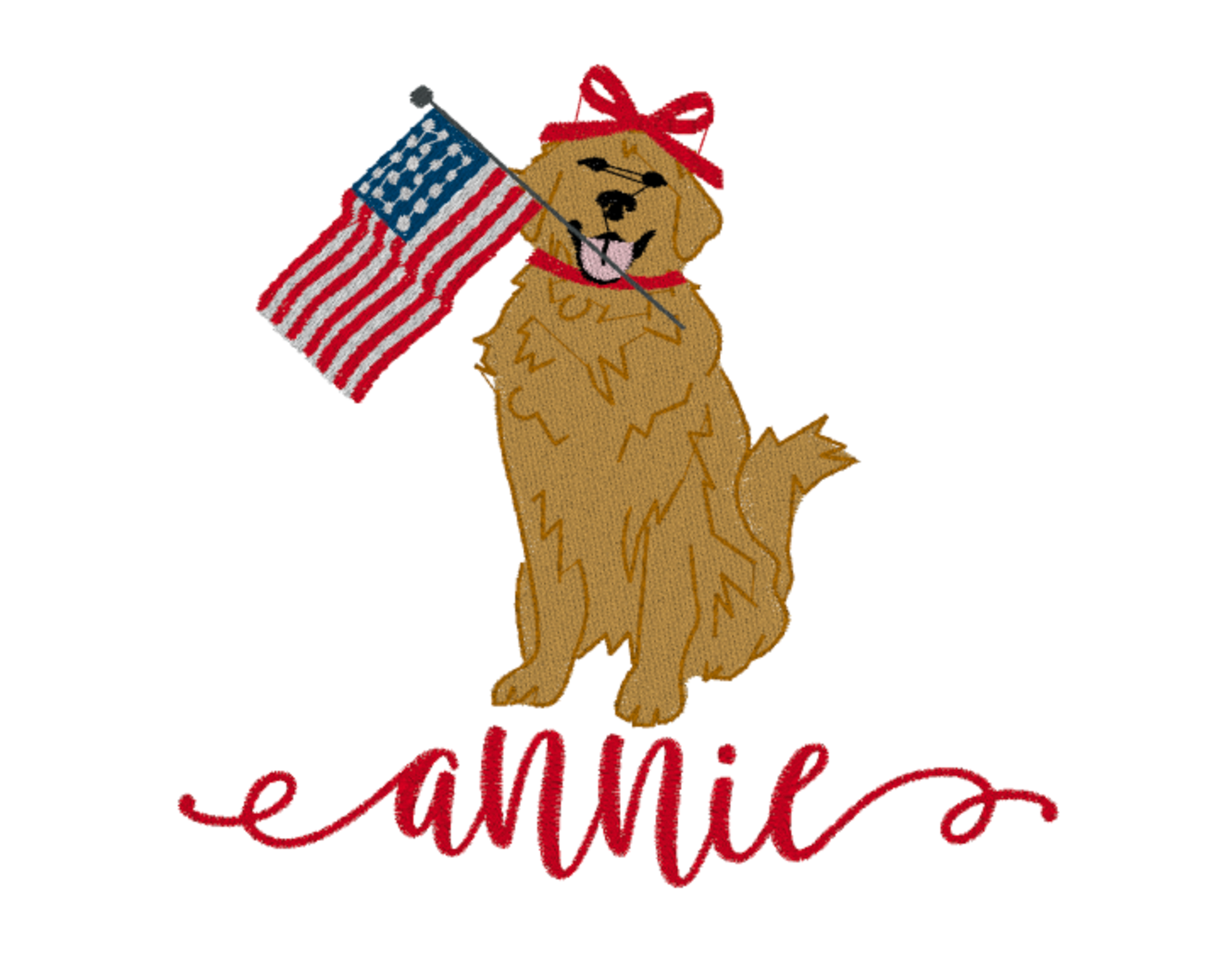 4th of July Pup- Girl