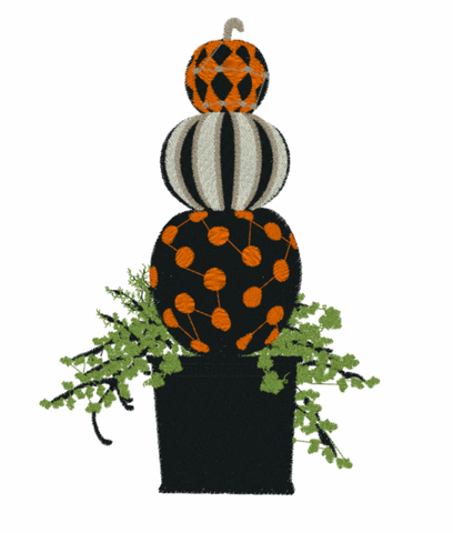 Halloween Topiary Design