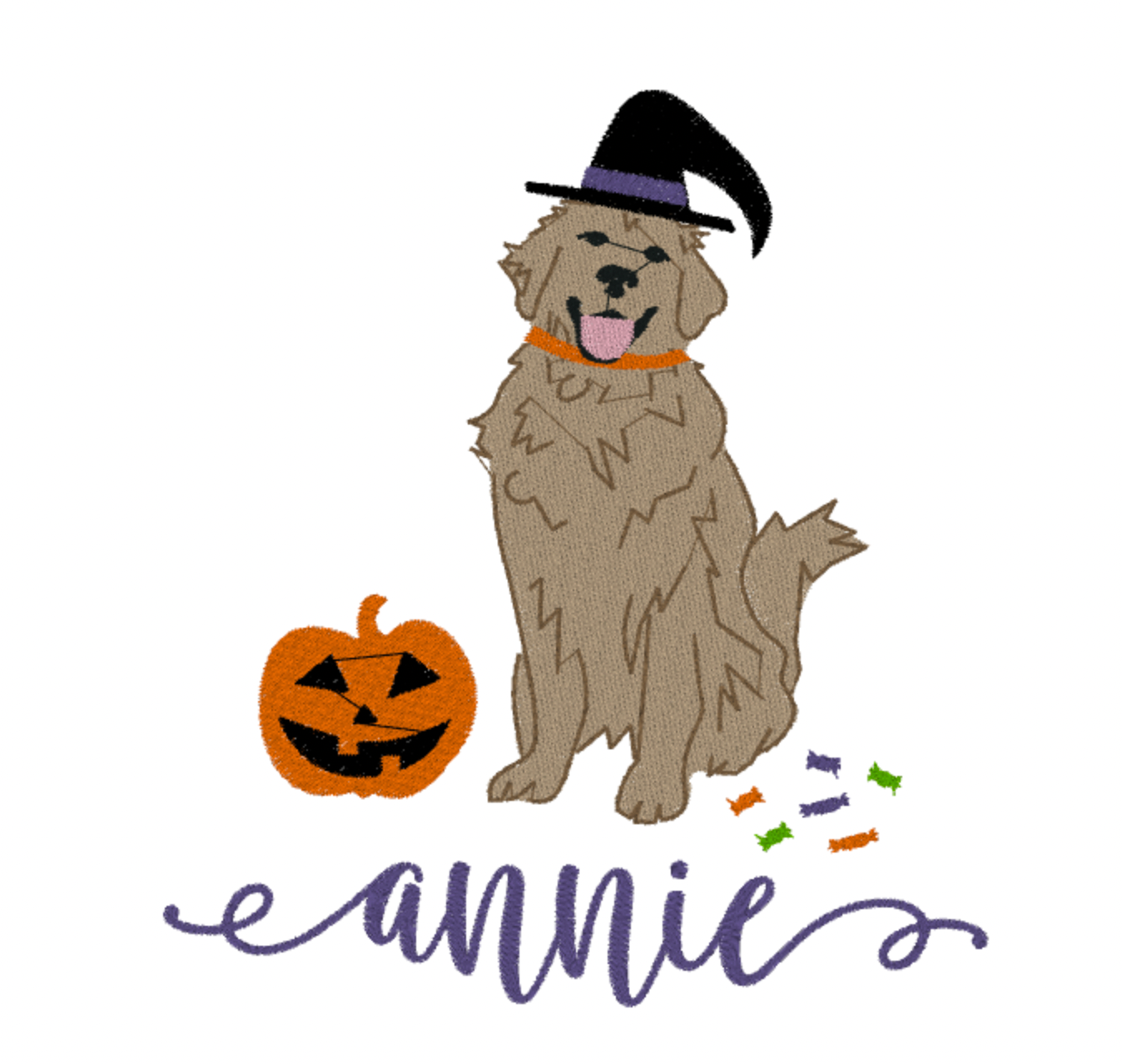 Halloween Pup Design