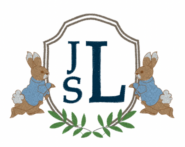 Peter Rabbit Frame- Bib