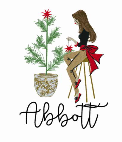 Stylish Girl Decorating Design
