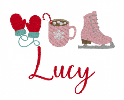 Winter Day- Baby Bib