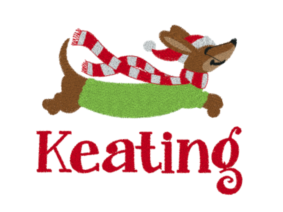 Christmas Dachshund Design