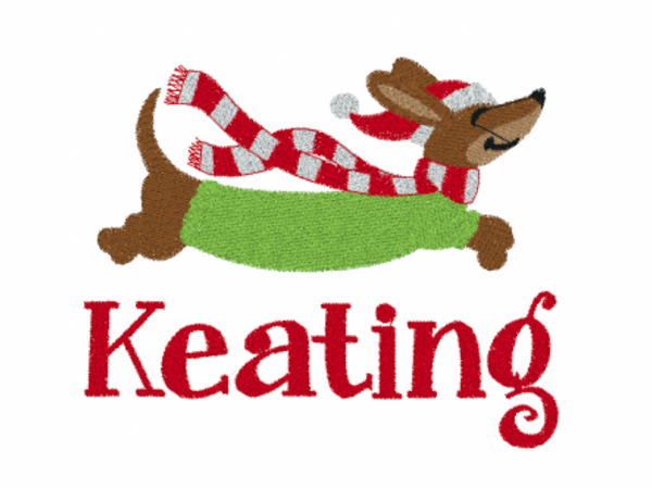 Christmas Dachshund Design