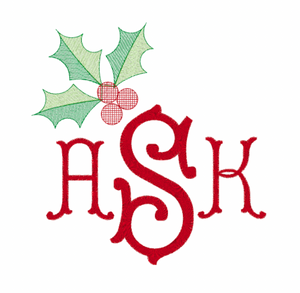 Holly Monogram Design
