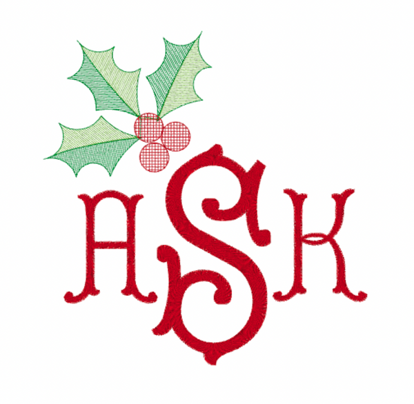 Holly Monogram Design