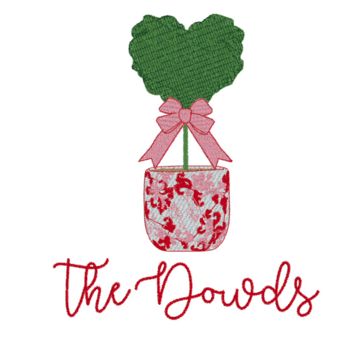 Heart Shaped Topiary Design