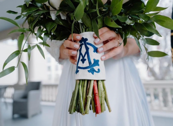 Annalise Bath- Bridal Bouquet Wrap