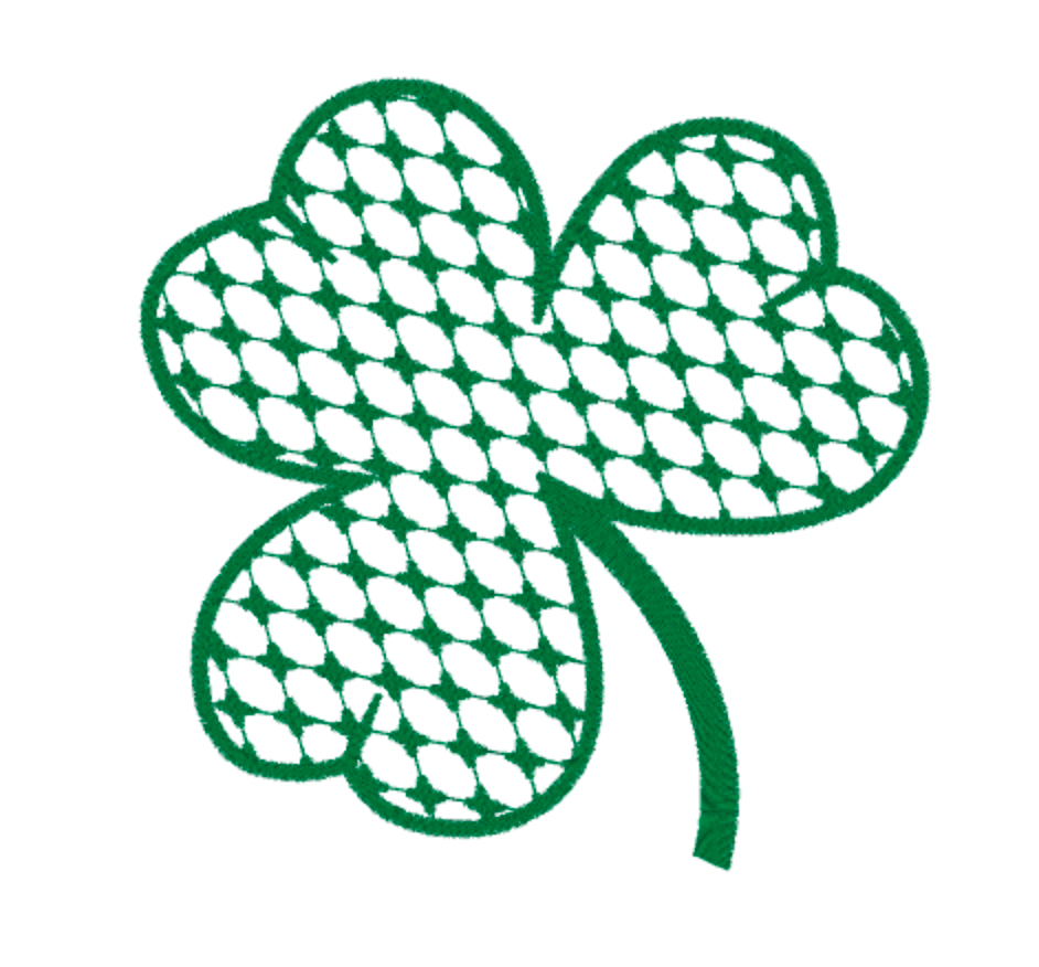 St. Patrick's Shamrock Wreath Sash