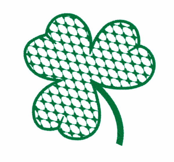 St. Patrick's Shamrock Wreath Sash