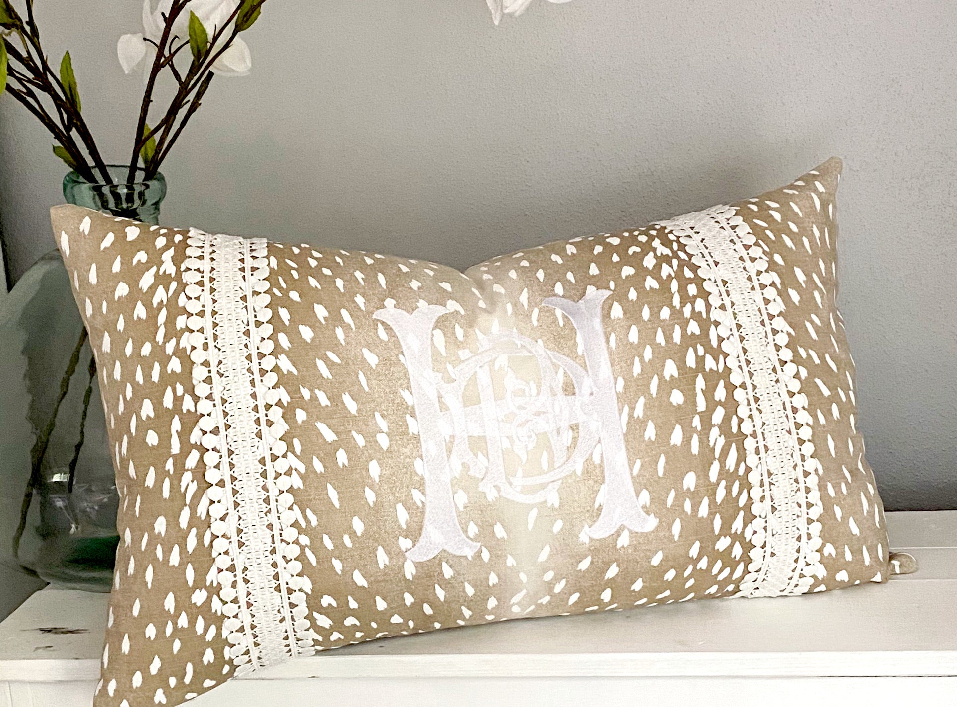 Daria Dufour- Embroidered Pillow